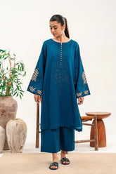 2-Pc Embroidered Aclyric Shirt with Trouser CNP-3-129